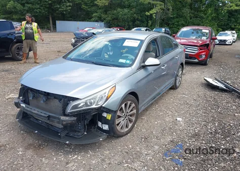 2015 Hyundai Sonata Sport из США, поврежденный, VIN 5NPE34AF5FH112828